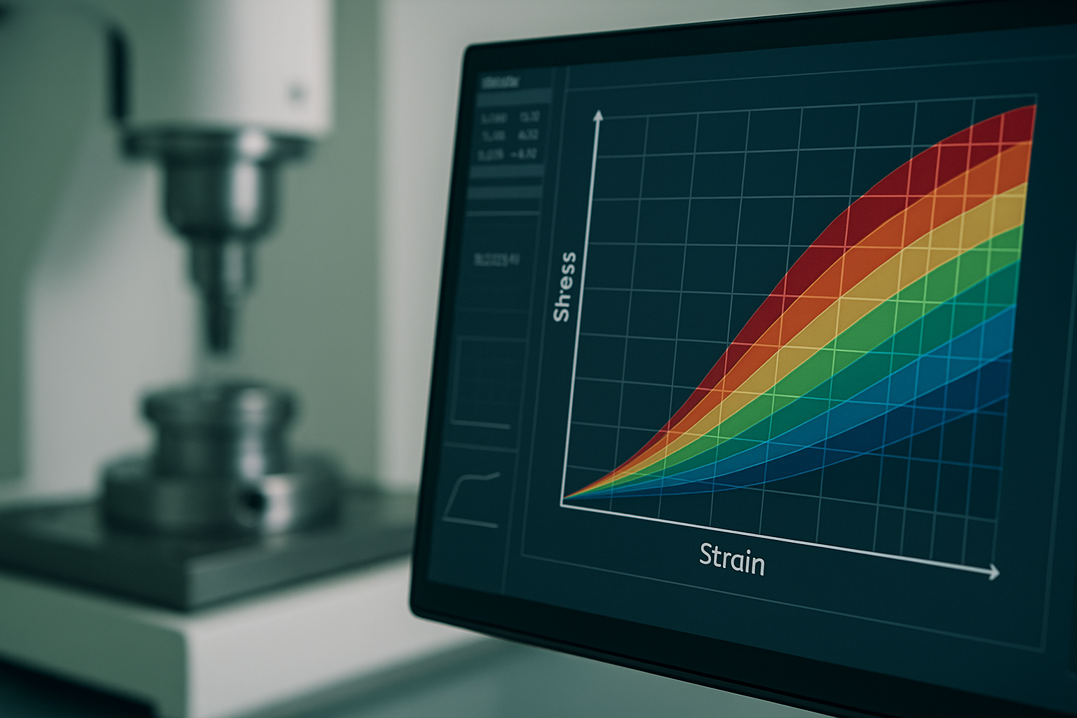 UMAT subroutine finite element stress contour plot showing custom material behavior